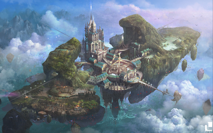 Castle in the sky, autor: Sang Sub Kim