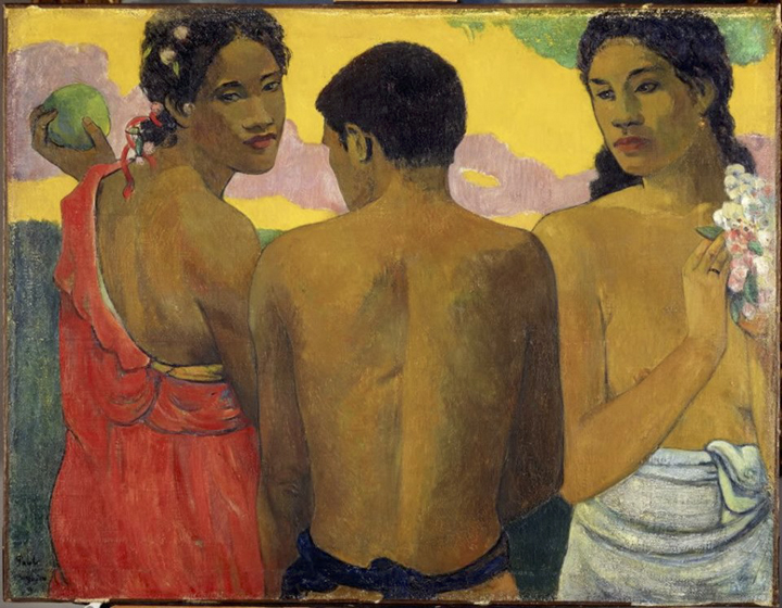 Paul Gauguin: Tři Tahiťané, 1899