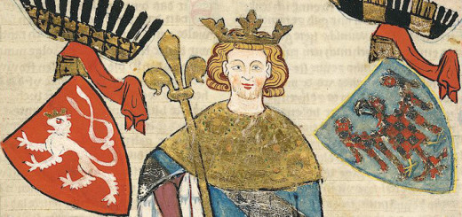 Václav II. (Codex Manesse, 1300-1340, detail)
