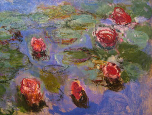 Claude Monet, Vodní lilie (detail), 1914-17