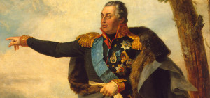 M. I. Kutuzov (autor: George Dawe, 1829, detail)