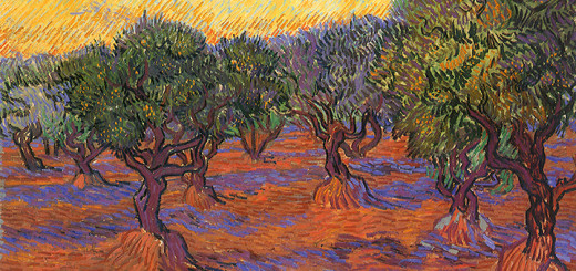 Vincent van Gogh: Červené vinice u Arles, 1888 (Puškinovo muzeum, Moskva)